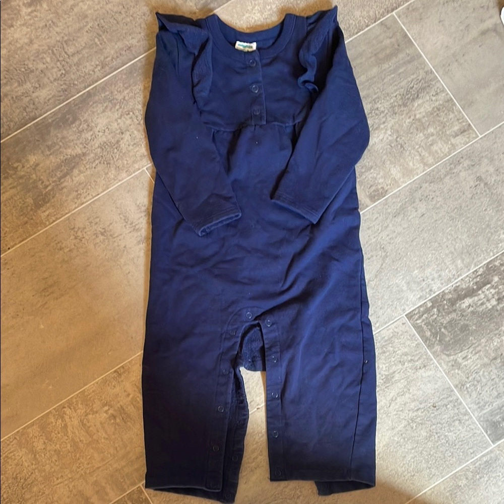 3/$20 Mighty Goods Blue Romper